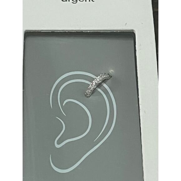 Sterling Silver Argent cartilage helix earring - Picture 3 of 4